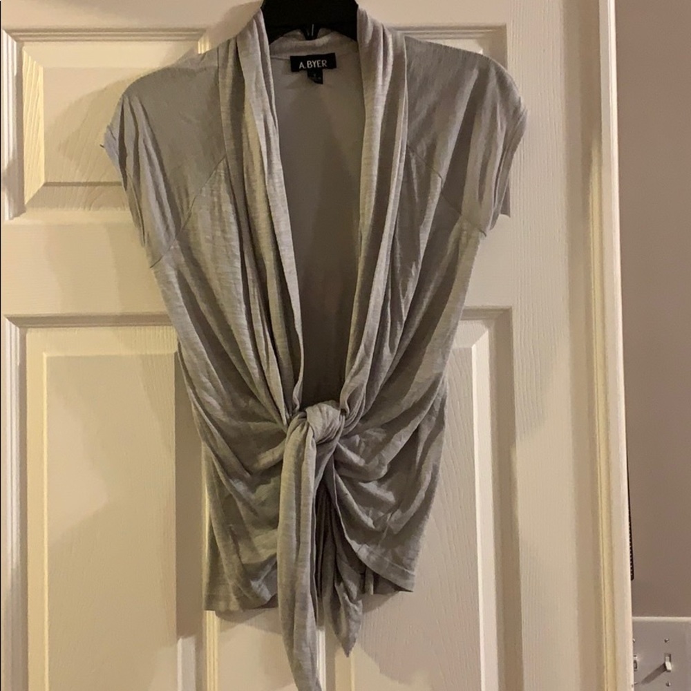 A. Byer gray shirt size small